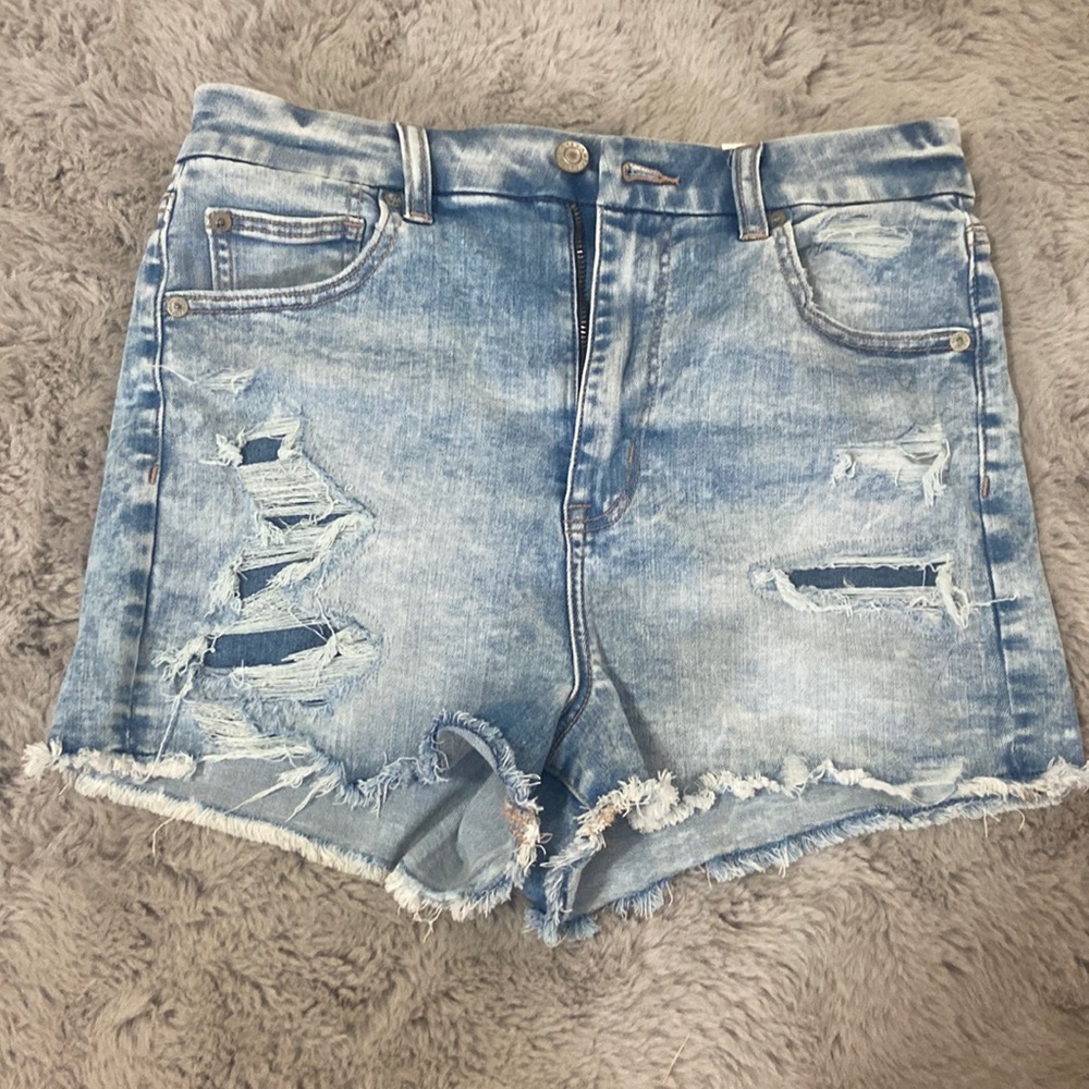 American Eagle curvy high rise jean shortie